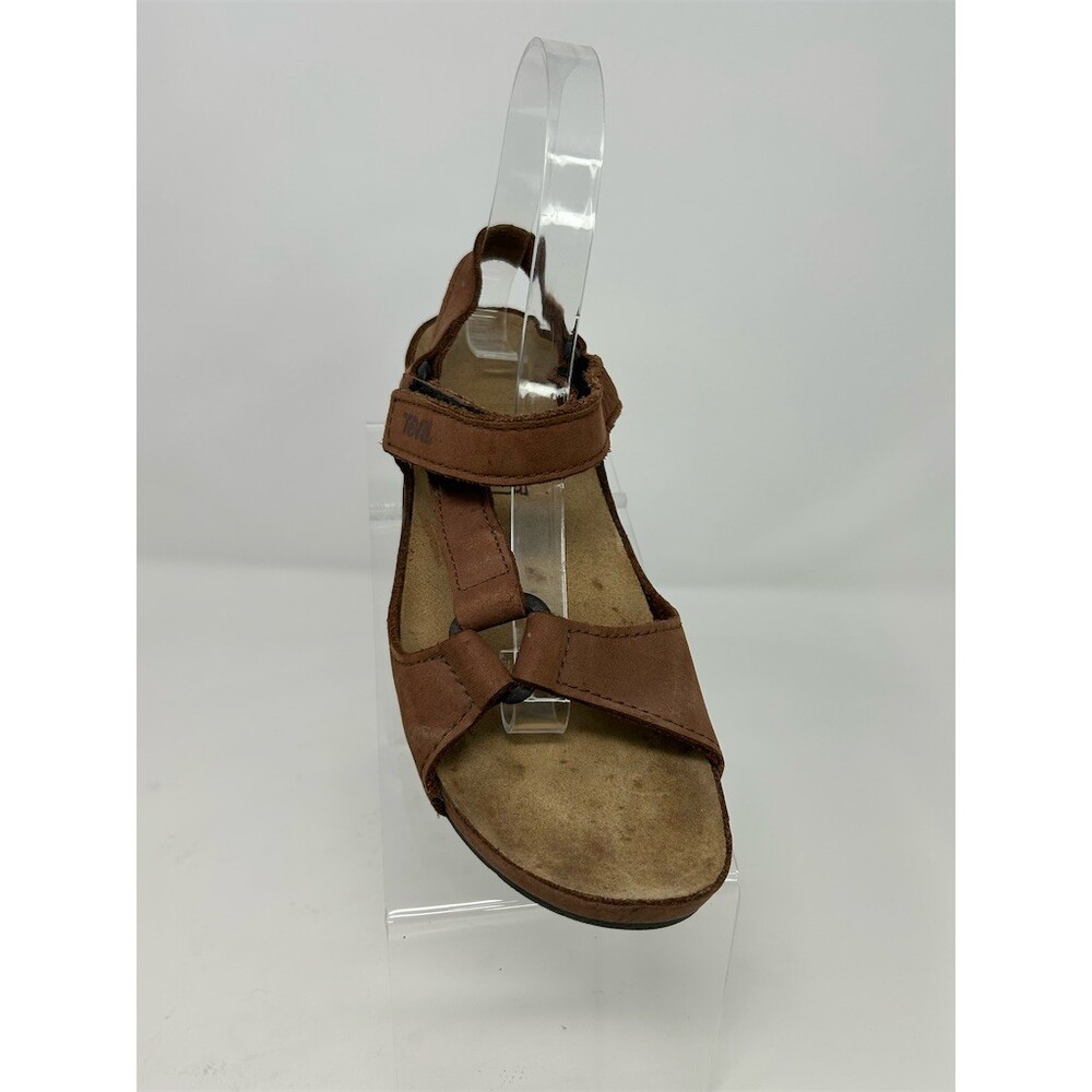 Teva Womens Strappy Sport Sandals Brown Hook & Loop Adjustable Outdoor Size 8 - Picture 2 of 11